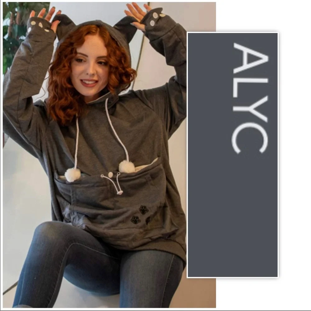 ALYC Unisex Pet Holder Carrier Hoodie